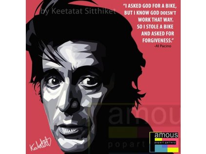 Pop Art Obrazy AL PACINO - popartobrazy.cz