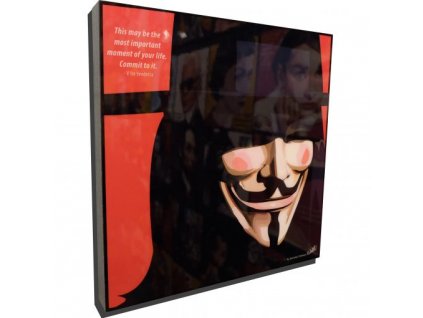 Pop Art Obrazy V jako VENDETTA - popartobrazy.cz