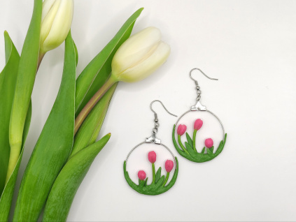 Zahrádka tulipánů