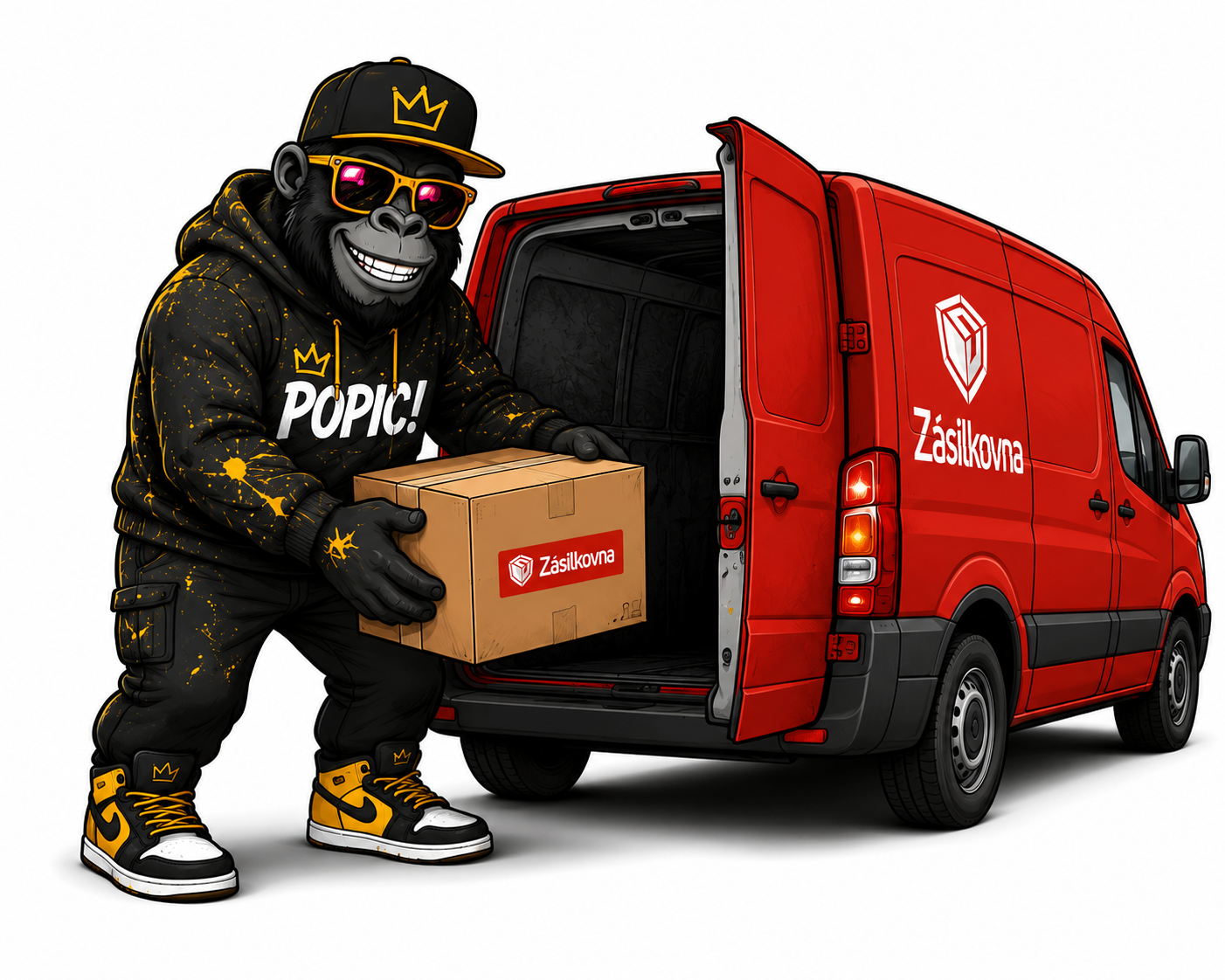 POPIČ! STYLE doprava přes Zásilkovnu