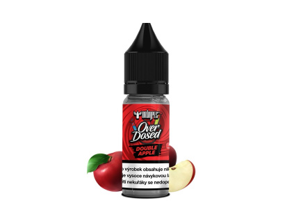 2459 e liquid dr vapes overdosed double apple mix cerveneho a zeleneho jablka 20mg