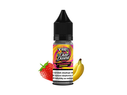 2471 e liquid dr vapes overdosed strawberry banana mix jahod a bananu 20mg