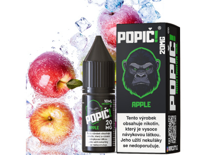 1733 e liquid popic salt apple ice sladke osvezujici jablko 20mg