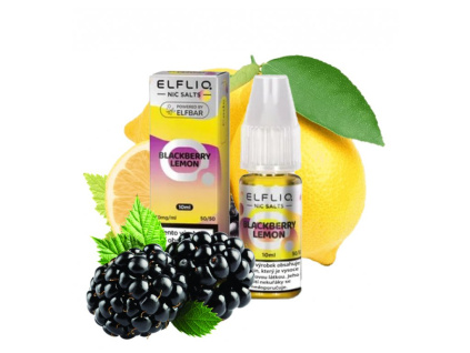 1804 e liquid elfliq salt blackberry lemon ostruziny a citron 20mg