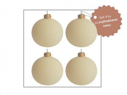 zvýhodnený set: vanilková sklenena vianocna gula s vlastnym textom menom popisane