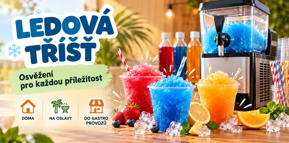 Ledová tříšť: jak ji připravit doma i v gastro provozu