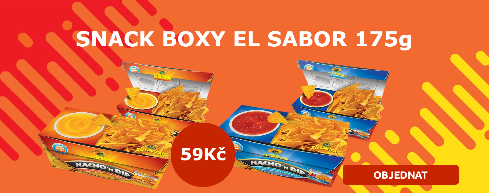 El Sabor tortilla chips snack box