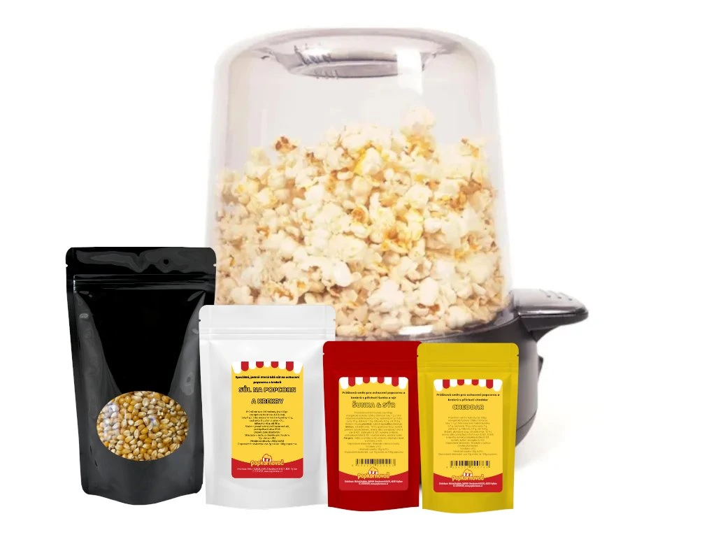Popcorn balíček BJX-BOO6 BLACK - slaný