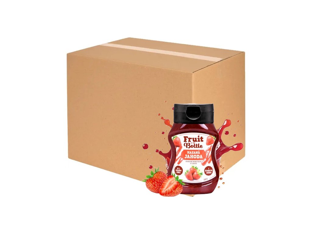 Marmeládová pomazánka JAHODA 12x280g (KARTON)