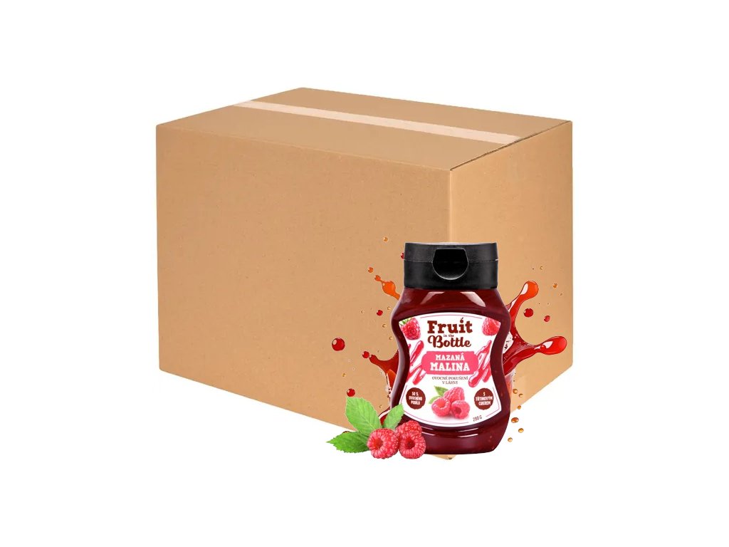 Marmeládová pomazánka MALINA 12x280g (KARTON)