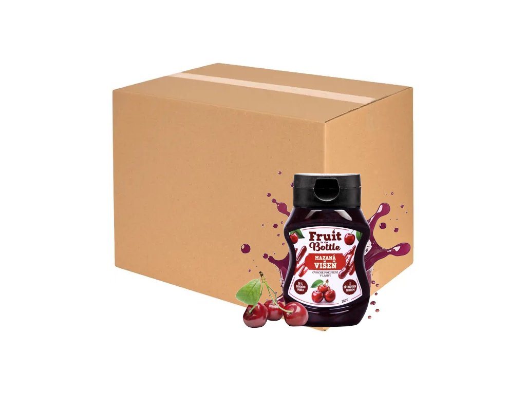 Marmeládová pomazánka VIŠEŇ 12x280g (KARTON)