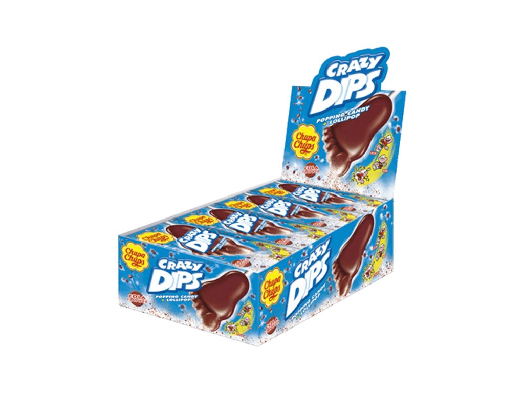 Chupa Chups Cola Crazy Dips 24x14g (CELÉ BALENÍ)