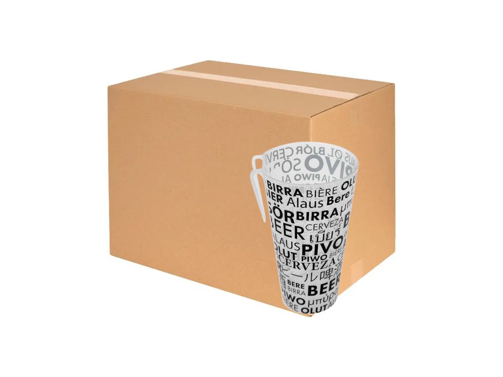 Vratný kelímek 500ml - BEER, 500ml s klipem (10KS V BALENÍ)