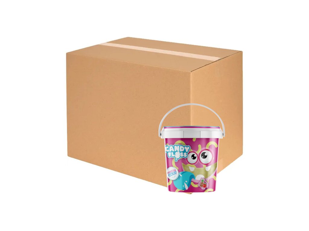 Cukrová vata Candy Floss Sour Pineapple / Sweet Strawberry (18x850ml) KARTON