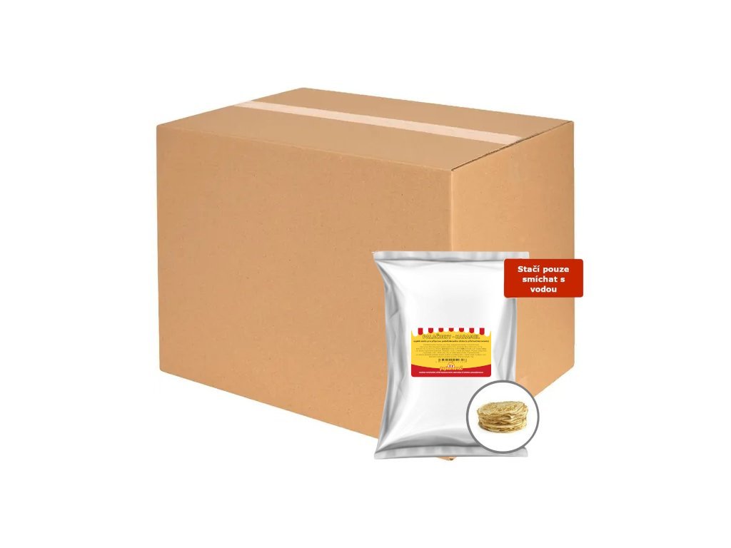 Palačinky s příchutí karamelu - sypká směs 10x1kg (KARTON)