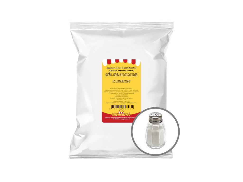 Sůl na popcorn a krekry (1kg)