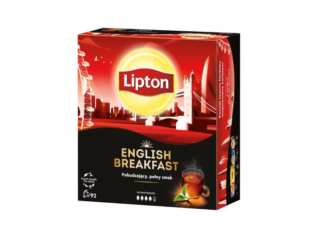 Čaj Lipton English Breakfast (92 sáčků)