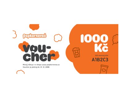 Dárkový poukaz 1000Kč