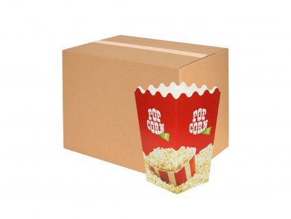 Krabička na popcorn 0,9l 500ks (KARTON)