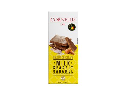Belgická čokoláda Milk Seasalt Caramel 100g
