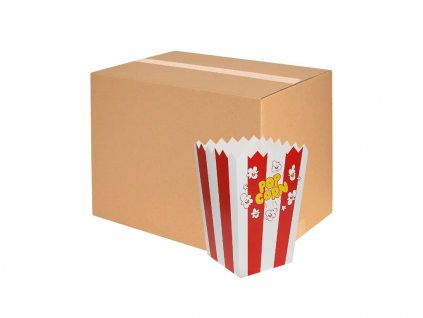 Krabička na popcorn 3l 50ks (CELÉ BALENÍ)