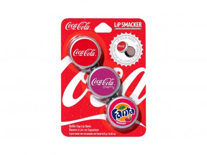 Coca-Cola Bottle Cap Trio Balzámy na rty Lip Smacker