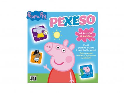 Pexeso v sešitu - Prasátko Peppa