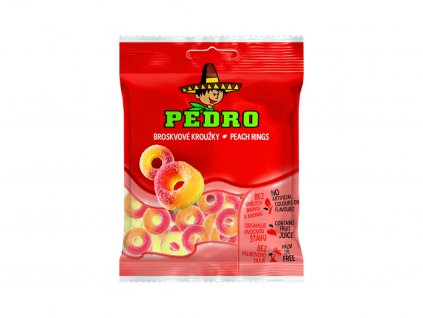 Pedro Broskvové kroužky (80g)