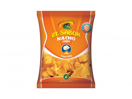 El Sabor Nacho Chips TEXAS BBQ 100g