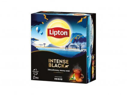 Čaj Lipton Intense Black (92 sáčků)