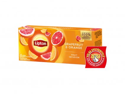 Čaj Lipton Grapefruit with Orange (20 sáčků)
