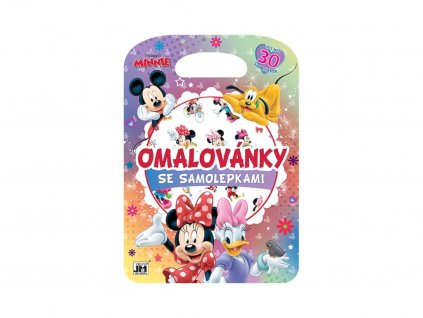 Omalovánky se samolepkami - Minnie