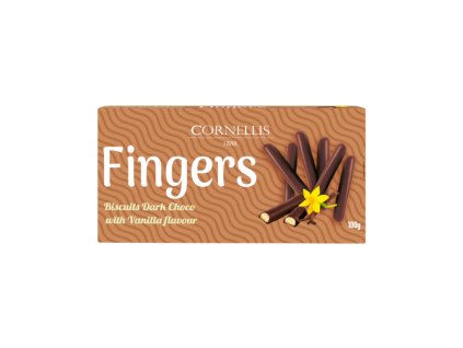 Sušenky Fingers Biscuits Dark Choco (100g)