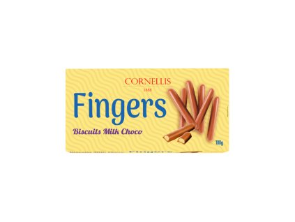 Sušenky Fingers Biscuits Milk Choco (100g)