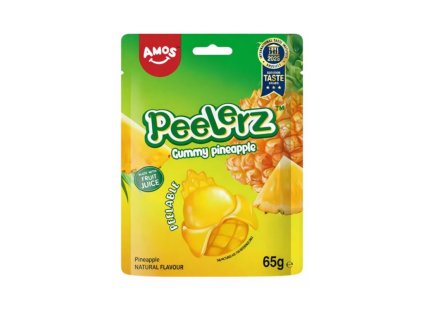Amos Peelerz želé bonbóny s příchutí ananasu 65g