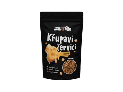 WormUP sušení červíci - Cheddar 20g