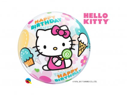 Balonek bublina Hello Kitty 56cm