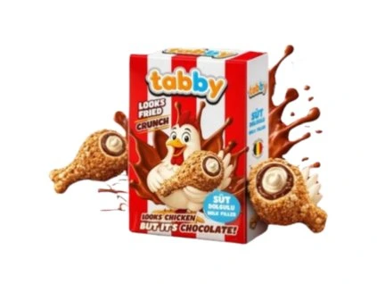 Tabby Crunch Chocolate Fried Chicken 50g