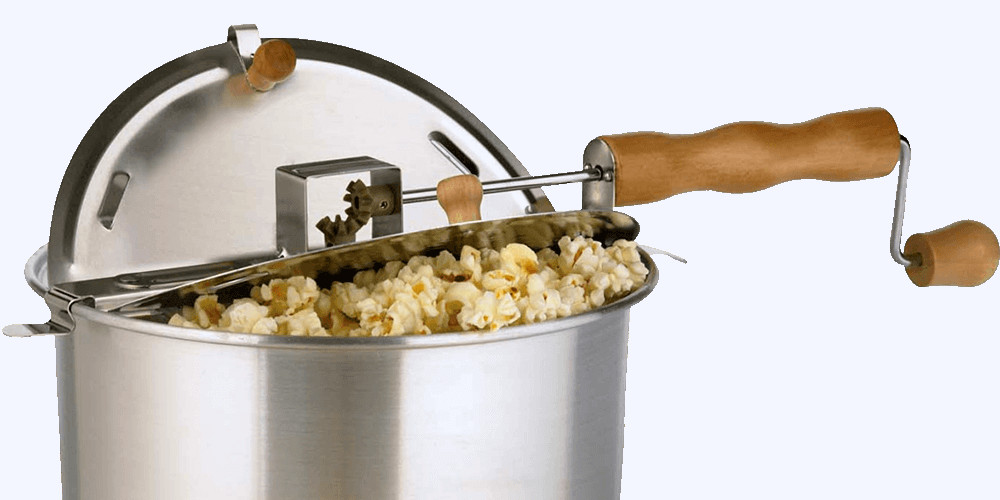 Popkornovač Whirley-Pop Original Silver