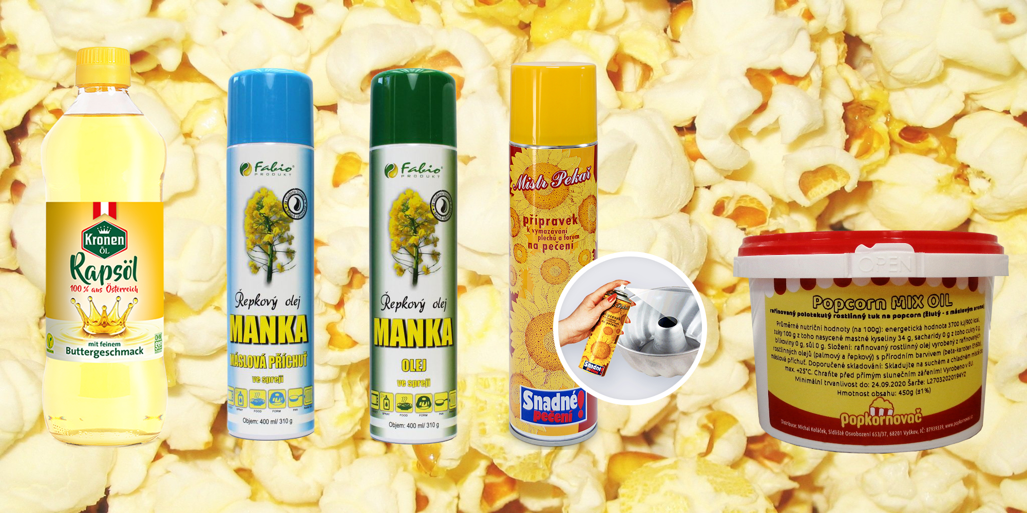 Aký olej použiť na prípravu popcornu?