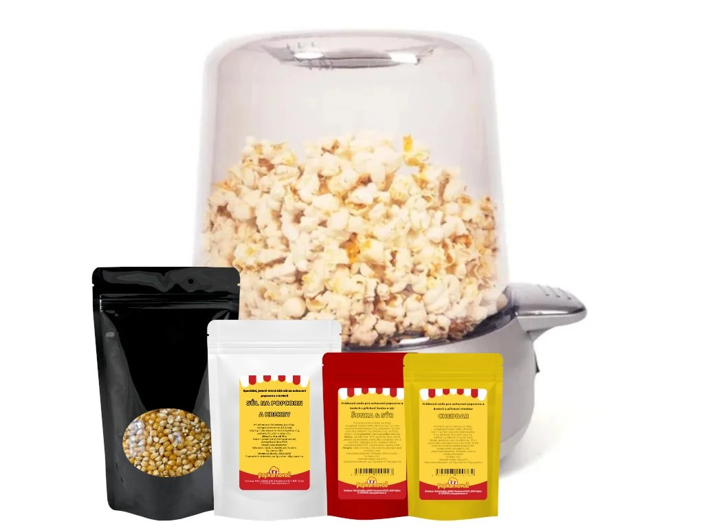 Popcorn balíček BJX-BOO6 SILVER - slaný