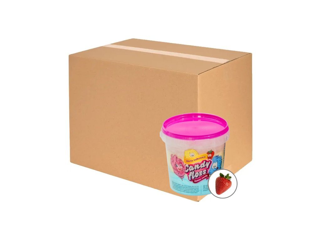 Cukrová vata Candy Floss Strawberry 12x1000ml (KARTON)