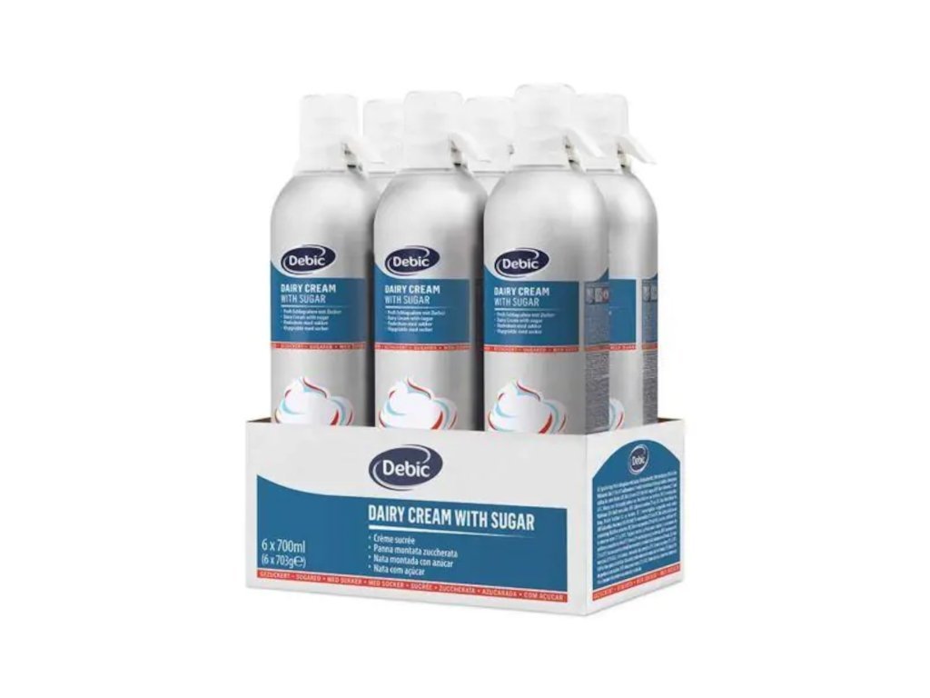Debic profi šľahačka v spreji - SLADKÁ 6x700ml (KARTÓN)
