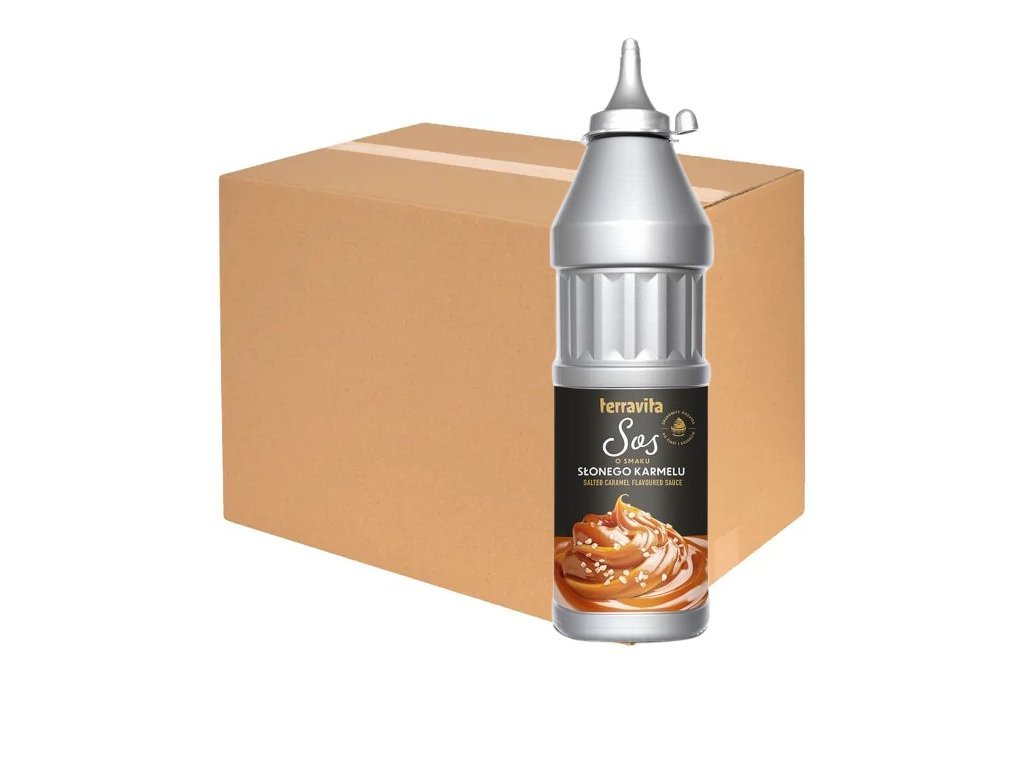 Topping poleva Terravita Slaný karamel 6x1kg (KARTÓN)