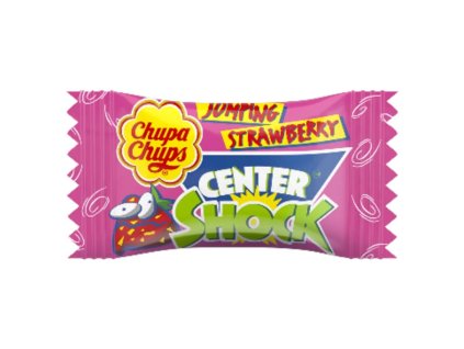Chupa Chups Center Shock Jumping Strawberry 4g