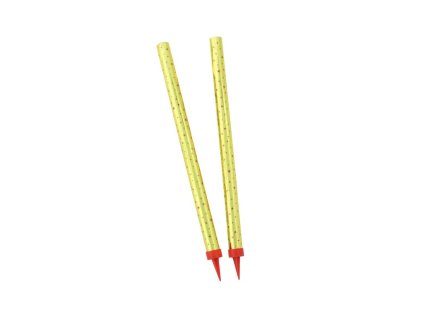 Fontány na tortu Zlaté s hviezdami veľké - 25cm (2ks)