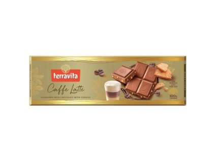 Mliečna čokoláda Caffe Latte Terravita 225g