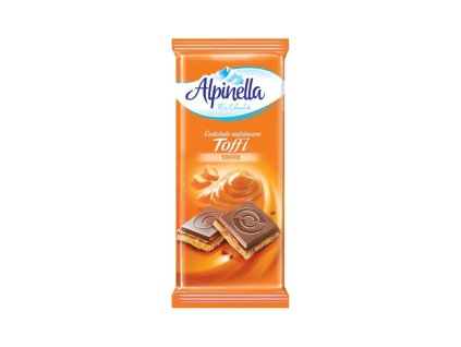 Mliečna čokoláda s karamelovou náplňou Terravita 100g