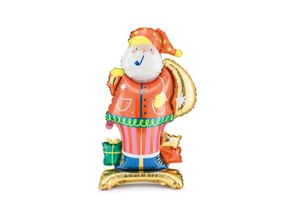 Fóliový balónik Santa Claus 63x106cm - samostojaci