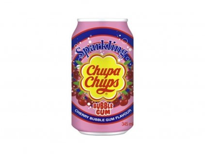 Chupa Chups sparkling Cherry Bubble Gum 345ml